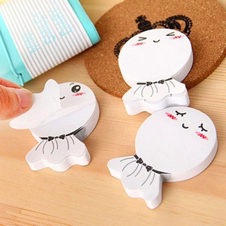 Xấp giấy ghi chú hình búp bê cầu mưa