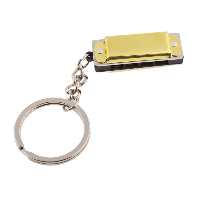 Kèn Harmonica Mini Có Móc Khóa Độc Đáo Cho Bé