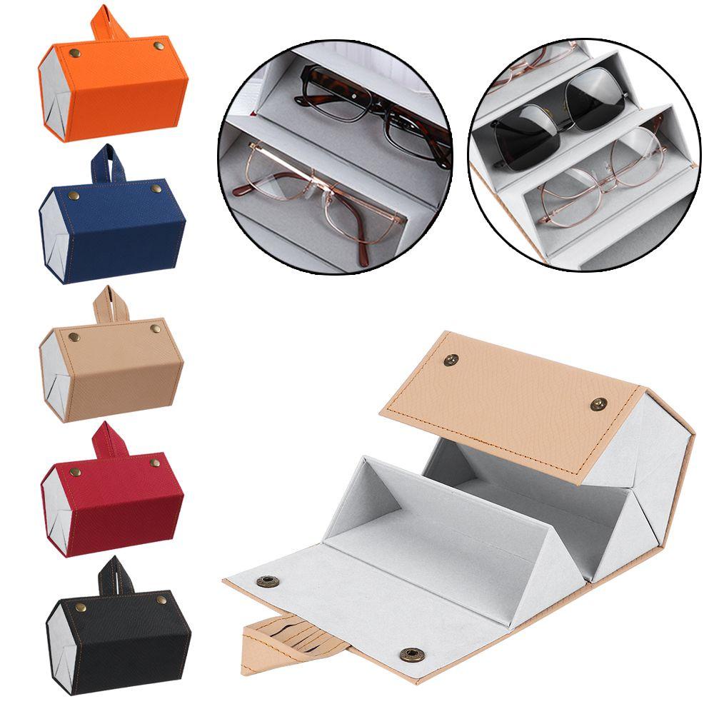 WONDER Giá Đỡ Mắt Kính Bằng Da Tiện Dụng Khi Đi Du Lịch