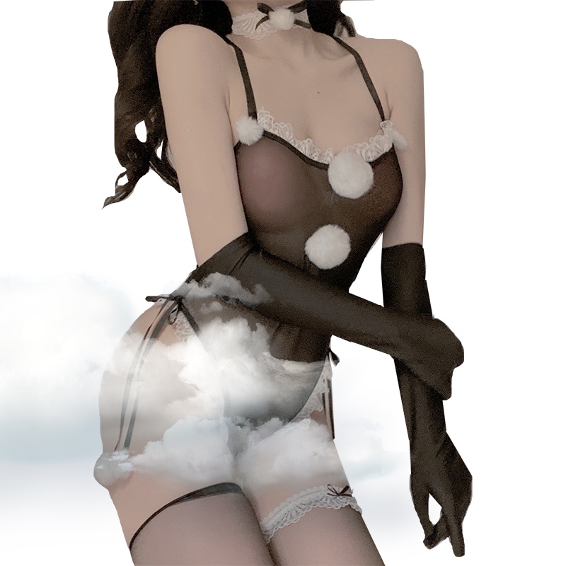 Bộ Đồ Lót LEOSOXS Hóa Trang Thỏ Bunny Dễ Thương Quyến Rũ Cho Nữ