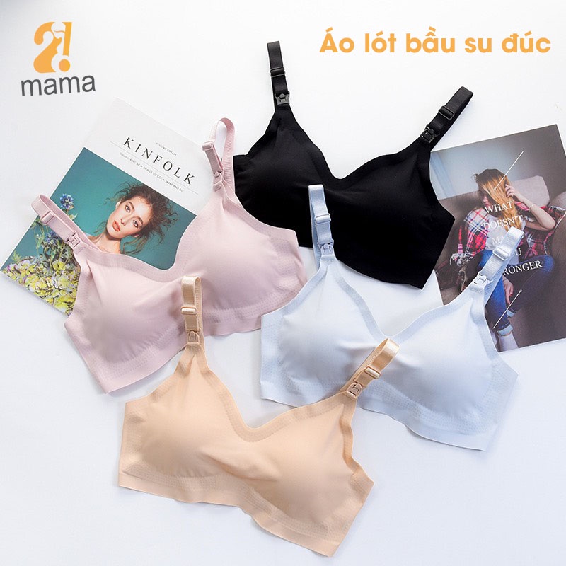 Áo lót ngực bầu cho bé con bú SU ĐÚC nâng ngực không gọng chống chảy xệ sau sinh 2MAMA V159