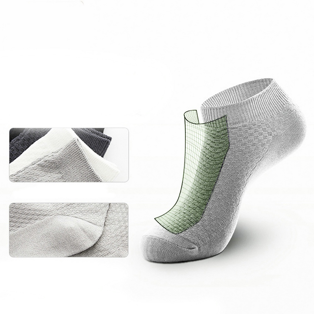 1 Đôi Tất Chân Thể Thao Cổ Thuyền Thoáng Khí Cho Nam