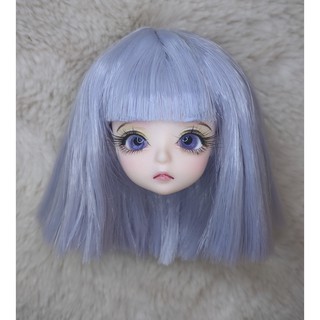 Tóc giả búp bê vòng đầu 12 cm