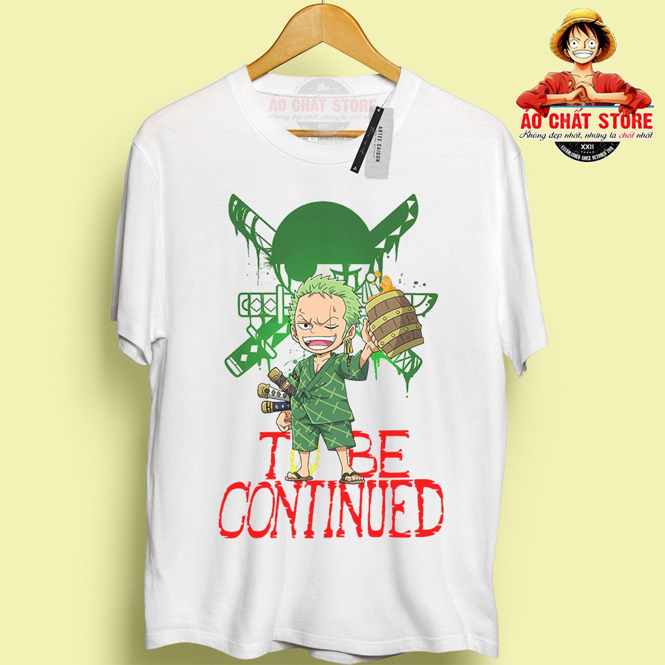 Áo Zoro Chibi Siêu Cute - Áo One Piece Zoro Chibi Đẹp OP126