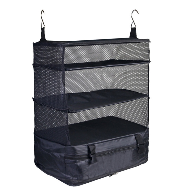 Túi Đựng Quần Áo Du Lịch 3 Lớp Có Móc Có Thể Gấp Lại Gọn Gàng