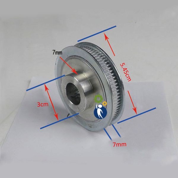 Pulley Trục 12mm - 80 Răng