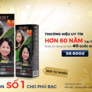 NHUỘM TÓC PHỦ BẠC THÁI LAN CRUSET