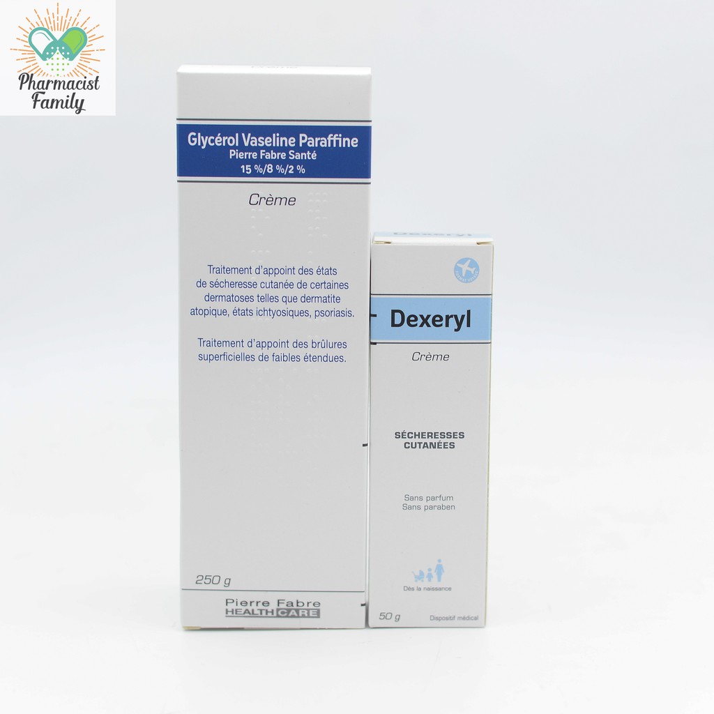 [Pháp] Kem Dưỡng Da Dexeryl Hỗ Trợ Cải Thiện Da Khô, Nứt Nẻ, 250g 50g