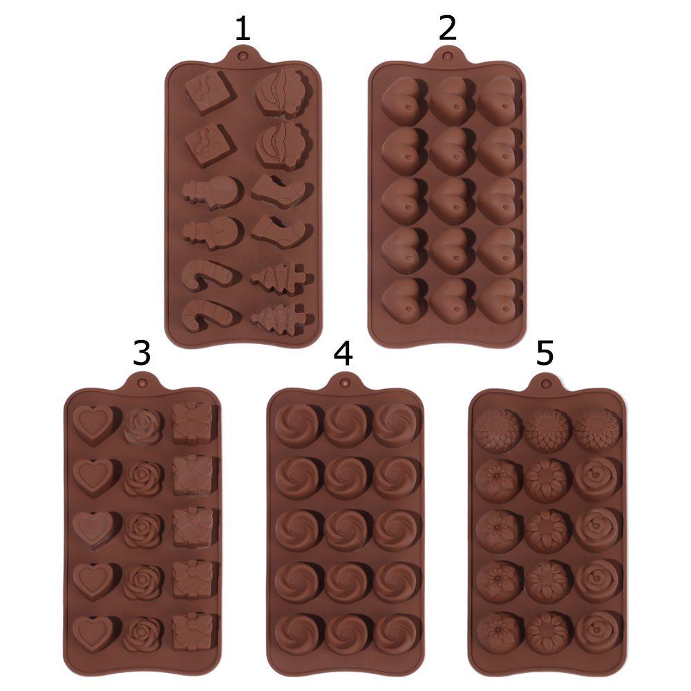 Khuôn Làm Sô Cô La / Kẹo Dẻo Bằng Silicone Tiện Dụng