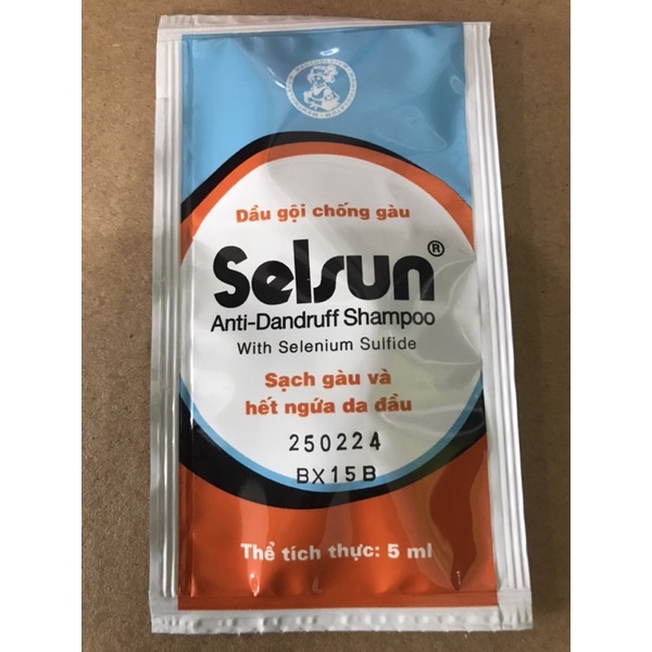 DẦU GỘI SELSUN DẠNG GÓI 5ml - HÀNG CHÍNH HÃNG