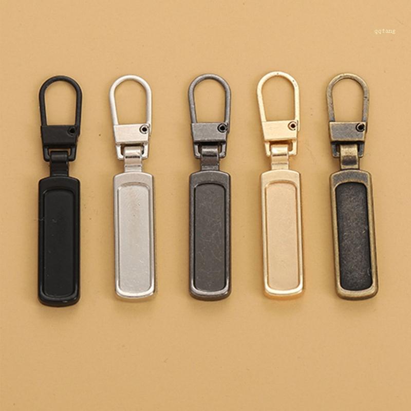 Qq * Thanh Trượt Kim Loại Cố Định Dây Kéo Thay Thế Có Thể Tháo Rời Cho Ba Lô / Áo Khoác / Túi