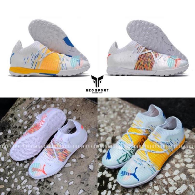 Giày Bóng Đá Cỏ Nhân Tạo Puma Future Z 1.1 Pro Cage bo thun 💞 } 📞 a