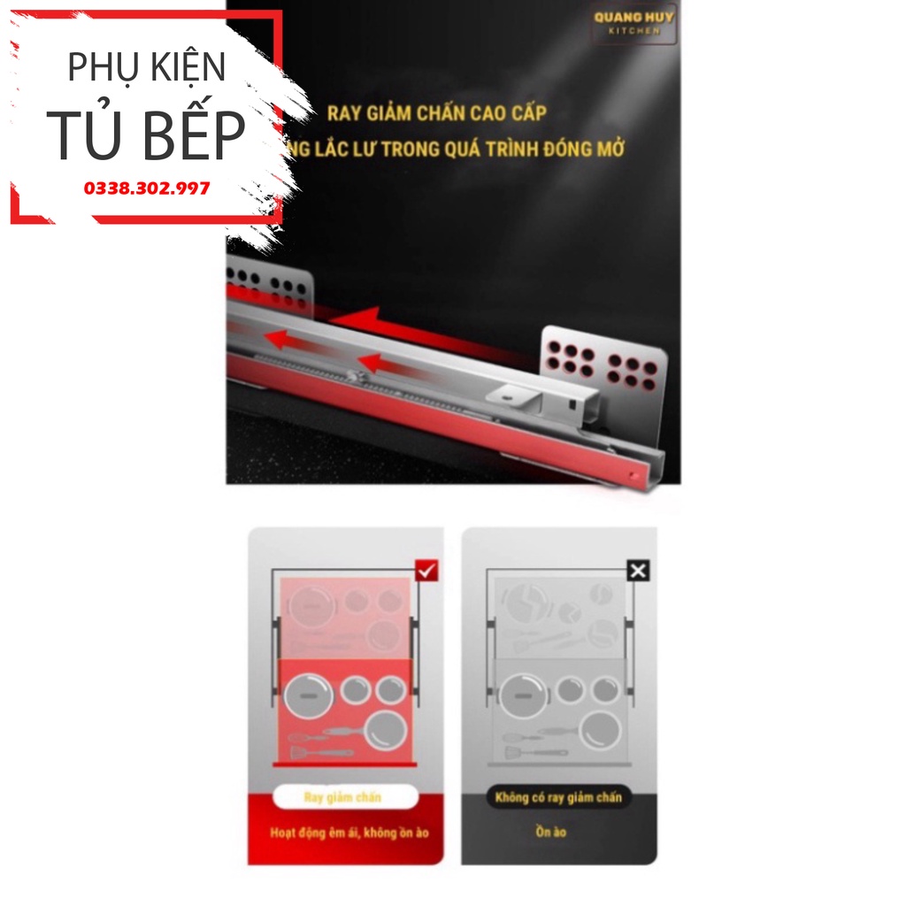 Kệ chén bát tủ bếp dưới inox xám Titan 2023 sơn Nano 2k bảo hành 10 năm không han gỉ nhập khẩu Grob