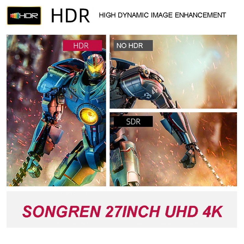 Màn Hình Máy Tính 27 inch UHD 4K (3840 x 2160) Tràn Viền Songren