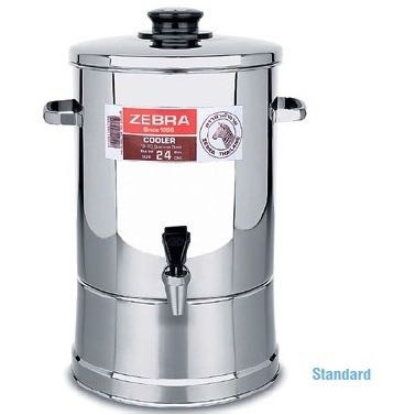Thùng nước inox 304 Zebra Thái Lan 30cm có vòi gạt -114030-22L