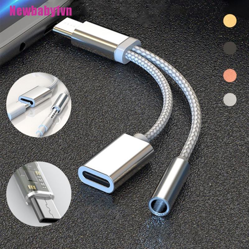Cáp Chuyển Đổi Từ Cổng 3.5mm Sang Cổng Type C Chất Lượng Cao