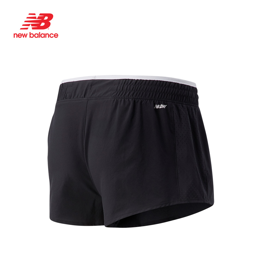 Quần ngắn chạy bộ nữ NEW BALANCE Running AWS01227BKW (form châu á)
