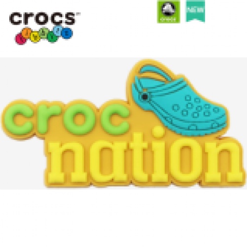Kẹp Khóa Giày CROCS In Chữ Phù Hợp Cho Trang Trí