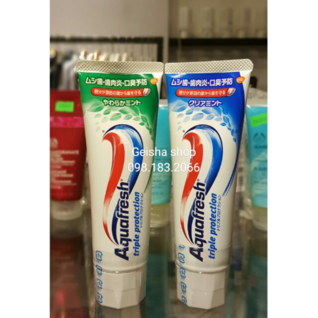 Kem đánh răng Aquafresh Nhật Bản