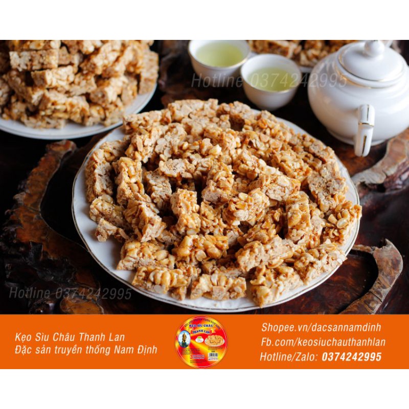Kẹo Sìu Châu Thanh Lan S31 (900g) loại đặc biệt - Đặc sản Nam Định, làm quà biếu Tết