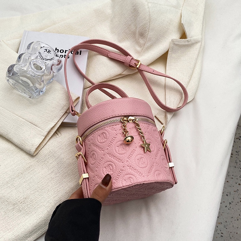 Túi xách đeo vai IELGY dáng trụ thời trang cá tính dành cho nữ