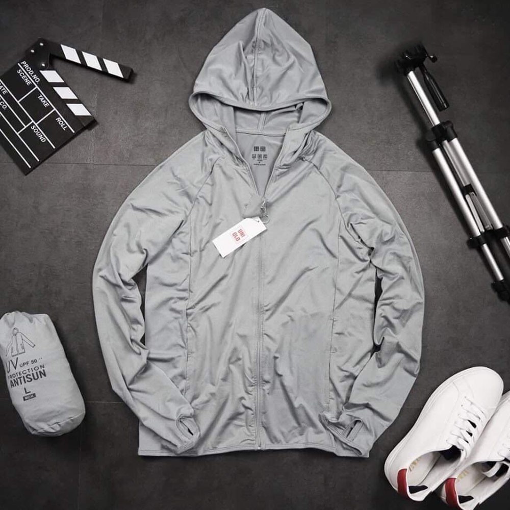 Áo chống nắng nam cao cấp vải co dãn thoáng khí có mũ trùm đầu bảo vệ hiệu quả cho làn da của bạn