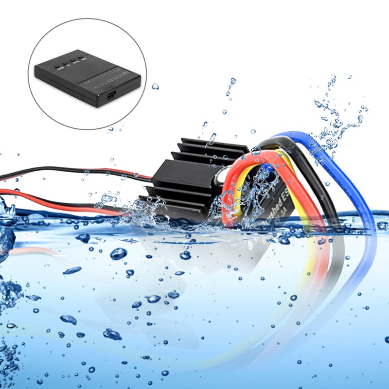 Esc Không Thấm Nước Điều Khiển Tốc Độ Điện Tử zzz 80A 1080 Có Thẻ Lập Trình Cho Xe Điều Khiển Từ Xa DIY