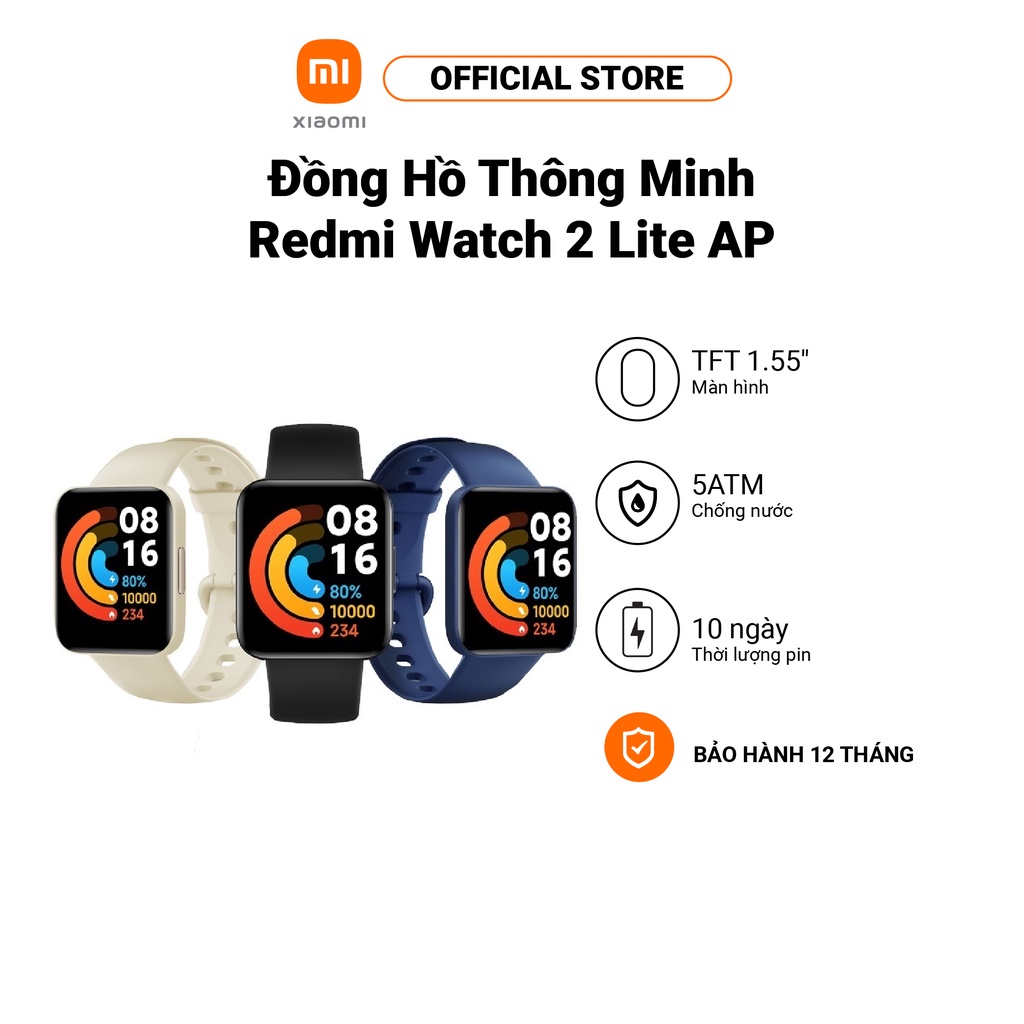 Đồng Hồ Thông Minh Xiaomi Redmi Watch 2 Lite