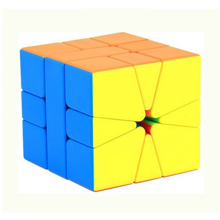 Rubik Square-1 Stickerless - Rubik Biến Thể Square-1 Không Viền, Xoay Trơn, Cực Mượt, Bẻ Góc Tốt