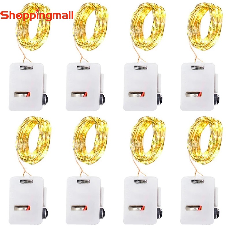 Dây Đèn LED Trang Trí 2Meter / 1M Chạy Bằng Pin