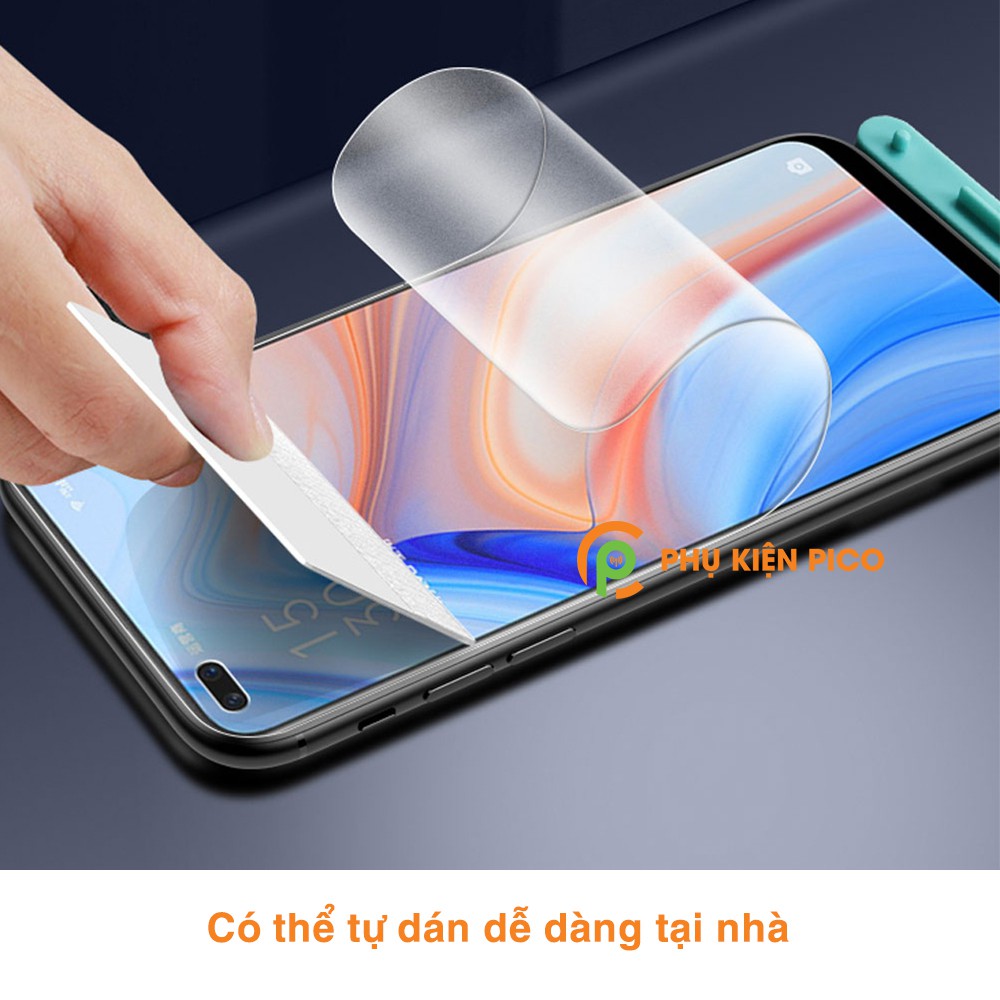 Dán màn hình Reno 4 full màn hình chống bám vân tay PPF dẻo vân mờ - Dán dẻo Oppo Reno 4
