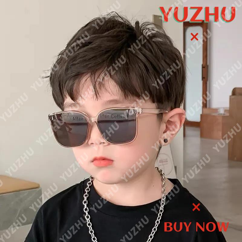 Kính Mát Gọng Vuông Chống Tia UV400 Thời Trang Hàn Quốc Cho Bé