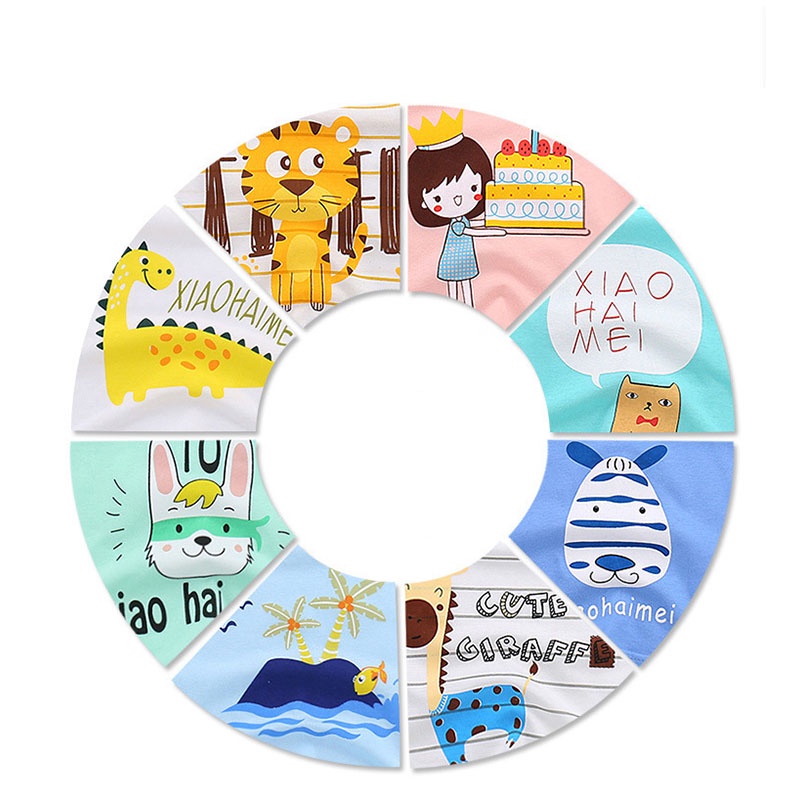 Bộ Đồ Ngủ 2 Món Áo Sát Nách Phối Quần Short In Hoạt Hình Thời Trang Mùa Hè Cho Bé