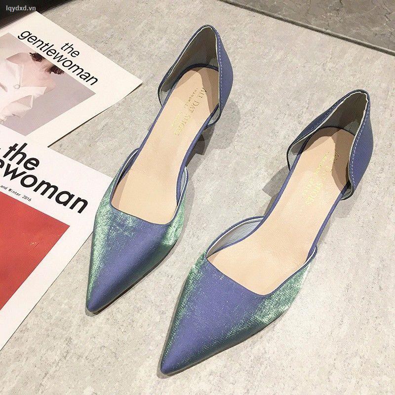 Giày Cao Gót Mũi Nhọn Thời Trang Hè 2020 Dành Cho Nữ