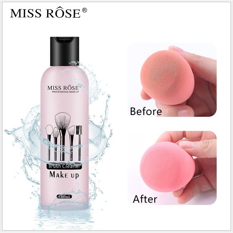 Nước rửa cọ Miss Rose Make up Brush Cleaner siêu sạch