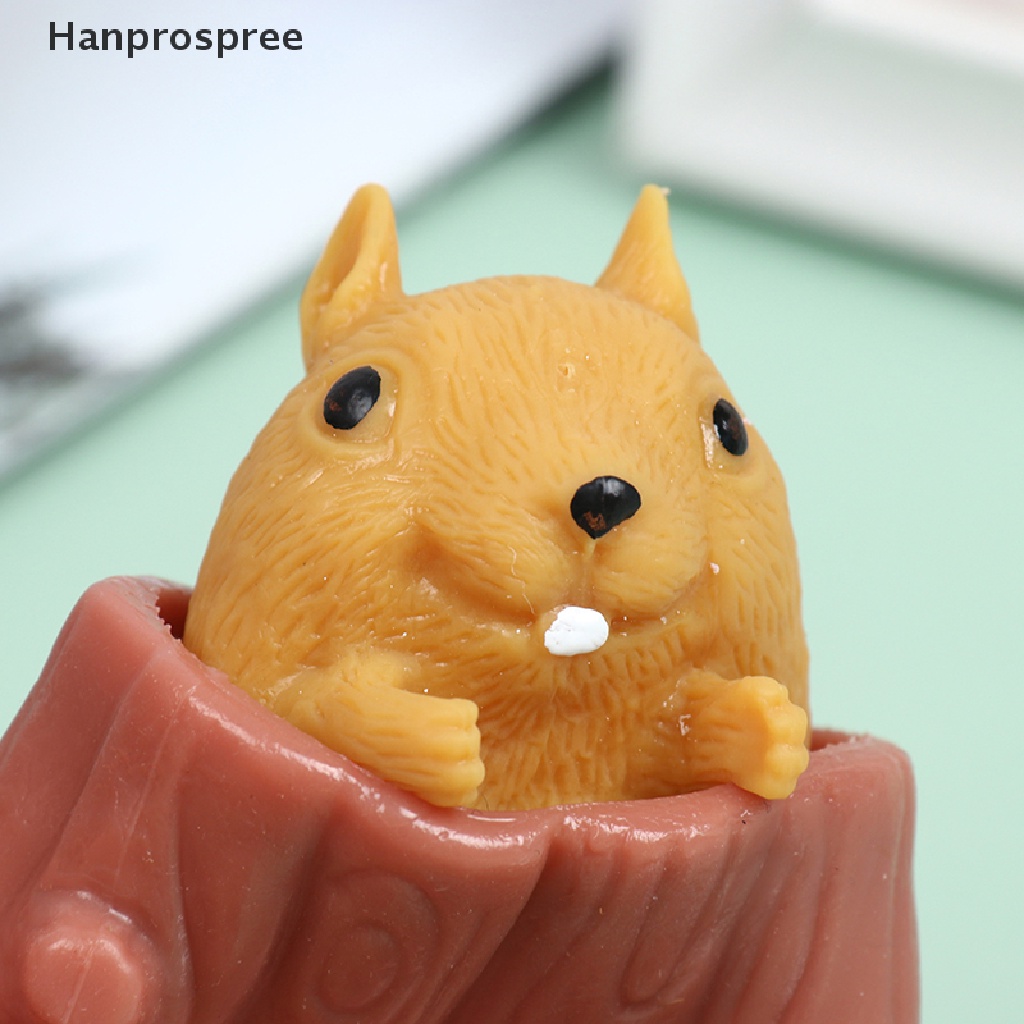 Đồ Chơi Xốp Squishy Giảm Stress Hình Chú Sóc Dễ Thương Cho Bé