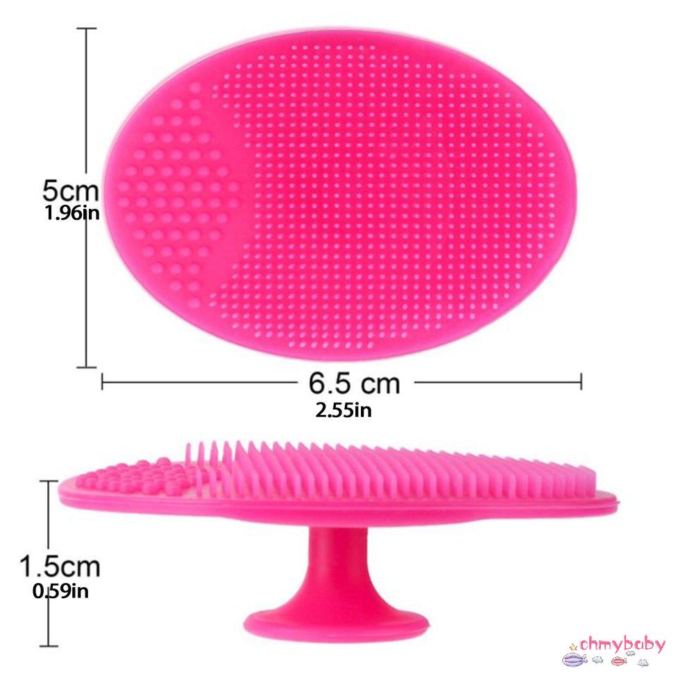 1 cái bàn chải làm sạch mát-xa Bàn chải làm sạch da mặt silicon mềm Bàn chải gội đầu [8/1]