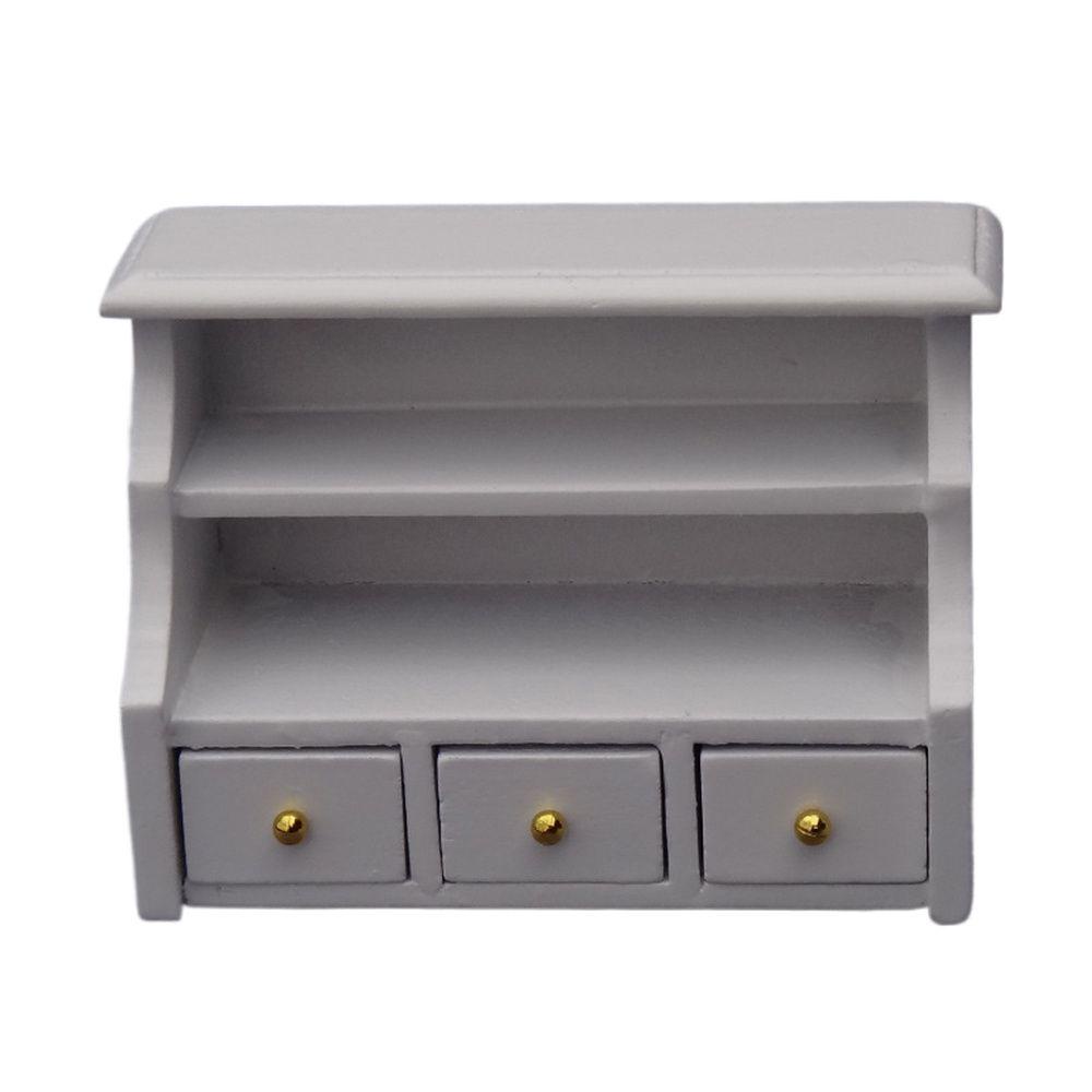 Mô Hình Tủ Khăn / Đồ Chơi Bằng Gỗ DIY Trang Trí Nhà Búp Bê