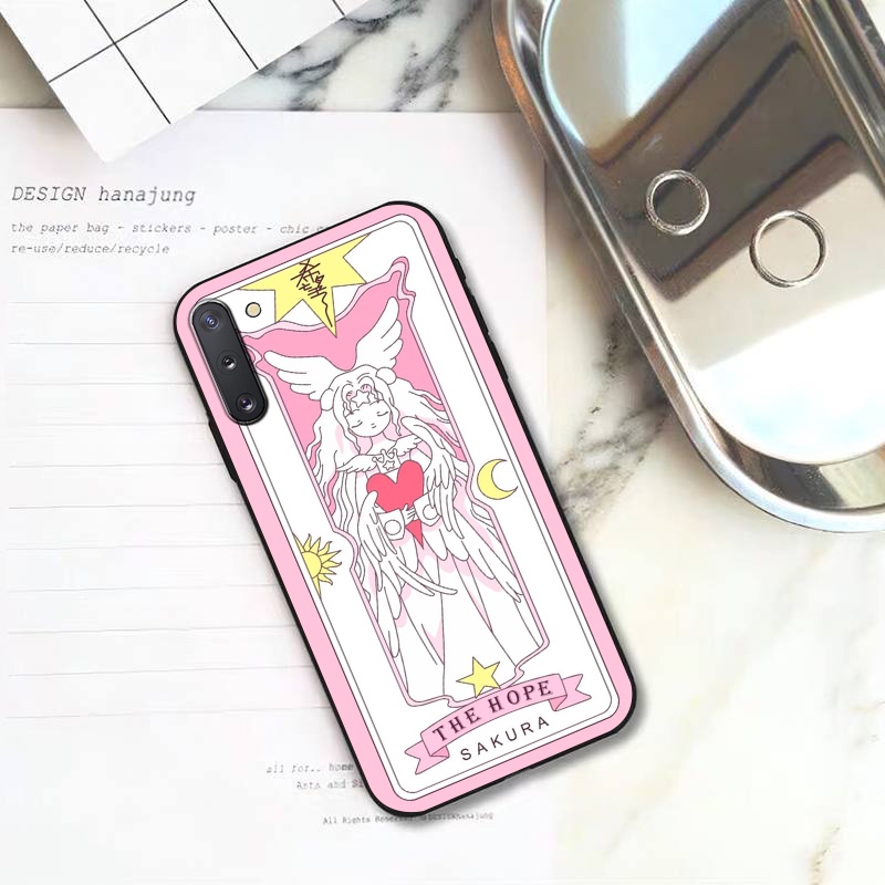 Ốp Điện Thoại Silicon Hình cardcaptor sakura Cho samsung a51 a52 a71 a72 a81 a82 a91 m20 m30 m30s m21