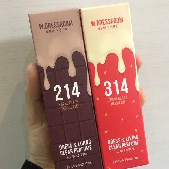 [🌸Mùi mới limited: 214,314] Nước hoa xịt thơm W.Dressroom diệt khuẩn, mùi Chocolate Strawberry ngọt ngào