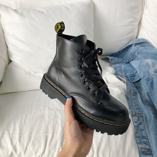 GIÀY BOOTS DA NỮ CAO CỔ ĐẾ 5P