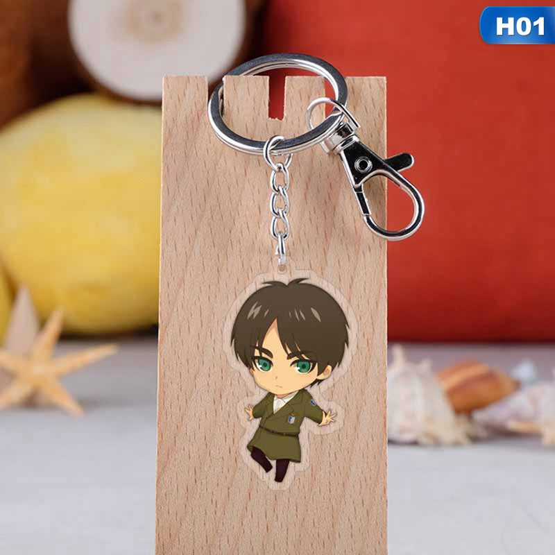 Móc khóa nhựa acrylic hình nhân vật Levi Ackerman 4.8 trong Attack On Titan