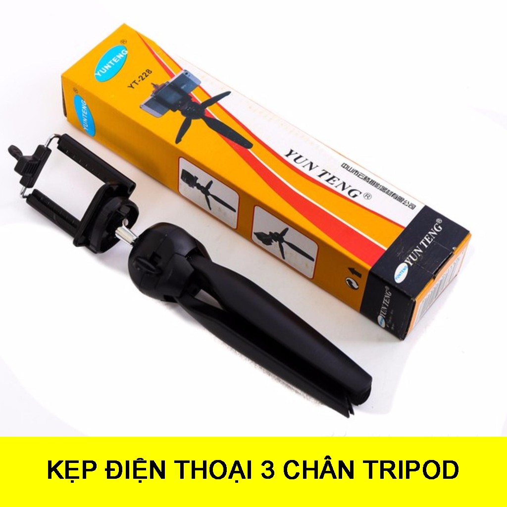 KẸP ĐIỆN THOẠI 3 CHÂN TRIPOD 228 VÔ CÙNG CHẮC CHẮN | BigBuy360 - bigbuy360.vn