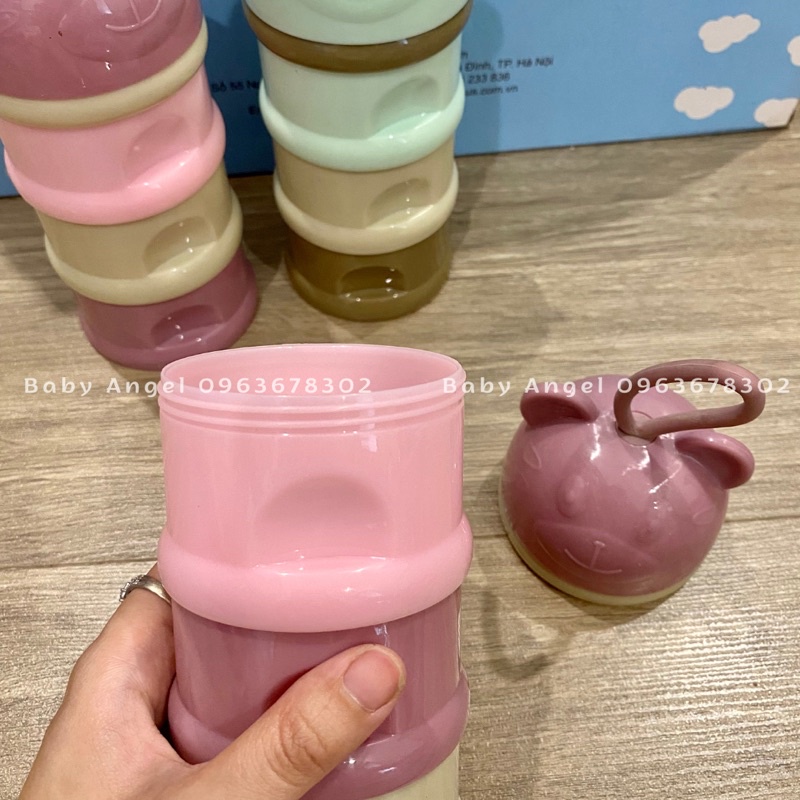 Chia sữa gấu 3 ngăn