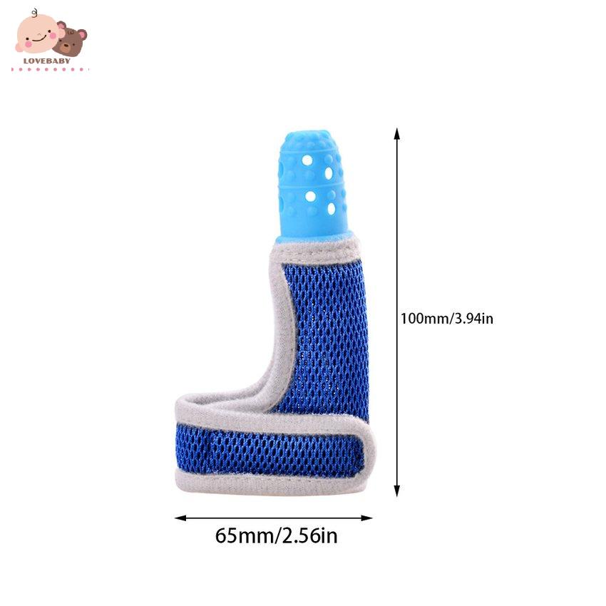 Găng tay chống mút ngón tay cái bằng silicon cho bé