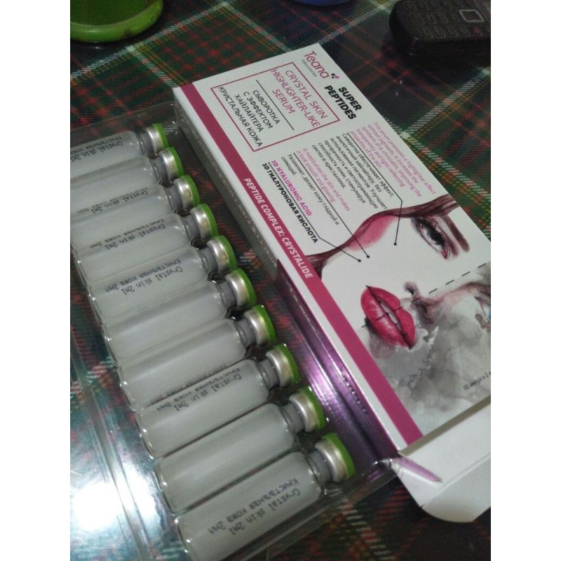 SERUM TEANA CRYSTAL SKIN SUPER PEPTIDES LÀM CĂNG BÓNG DA, DƯỠNG ẨM | BigBuy360 - bigbuy360.vn