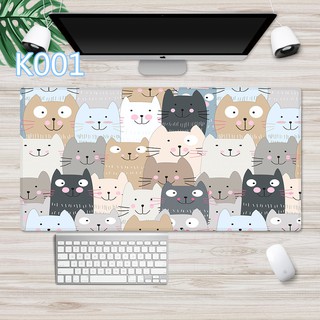 Miếng Lót Chuột Chống Trượt Cỡ Lớn Có Đệm Cổ Tay Dễ Thương