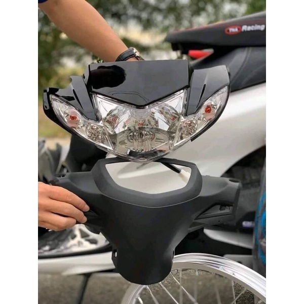 Đầu đèn Si hello lắp dòng xe Sirius 50cc , Sirius 110cc