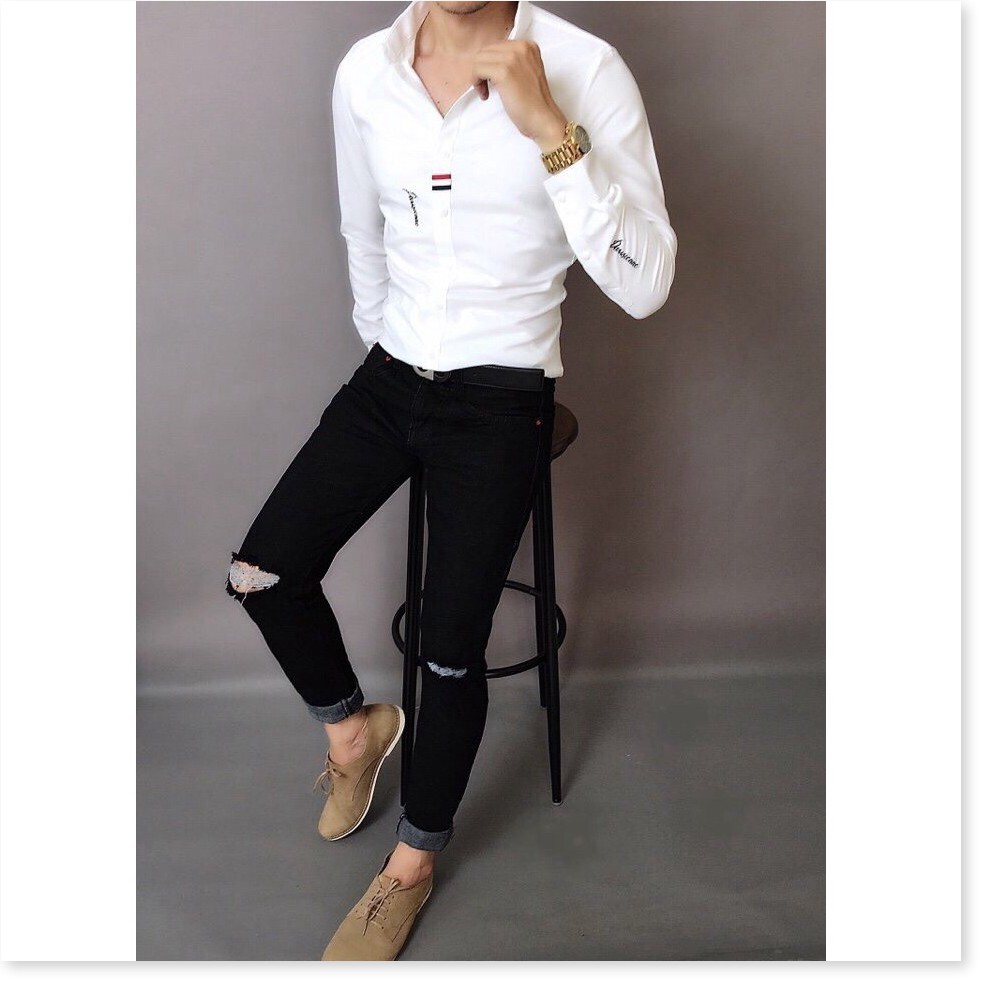 Áo Sơ Mi Nam dài tay hàng may đẹp mới về &lt;3, HP