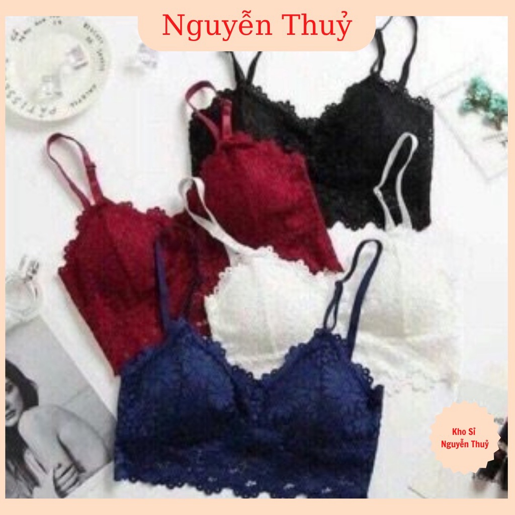 Áo Bra Ren Hoa Siêu Đẹp 343 Free Size hàng đẹp có sỉ